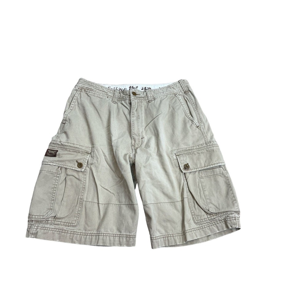 American Eagle Mens Cargo Shorts Sz 33 Classic 100% Cotton Outdoor Active Casual